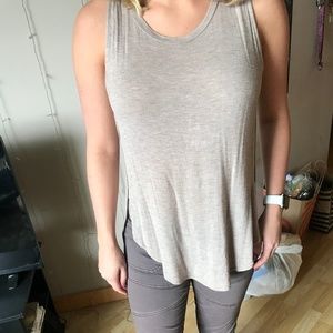 COTTON TAUPE TANK TOP